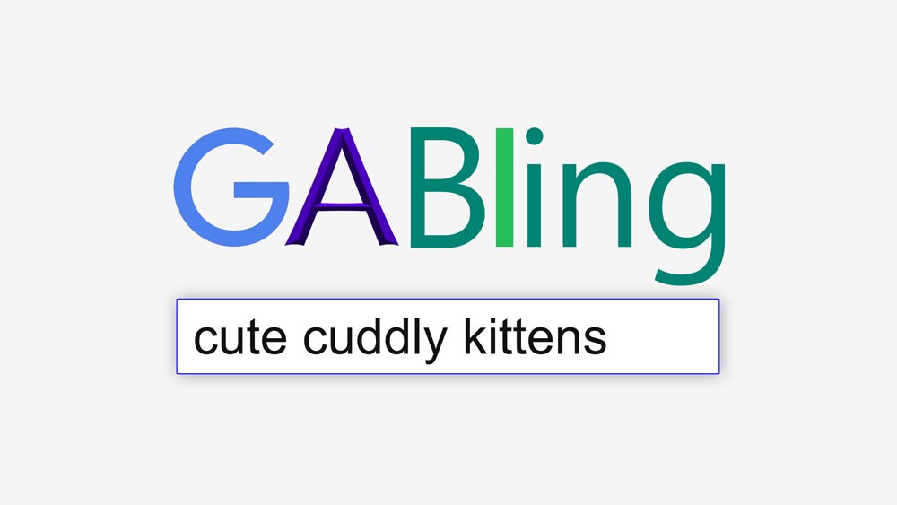 Introducing Gabling. Lets see what happens when we search 'cute cuddly kittens'